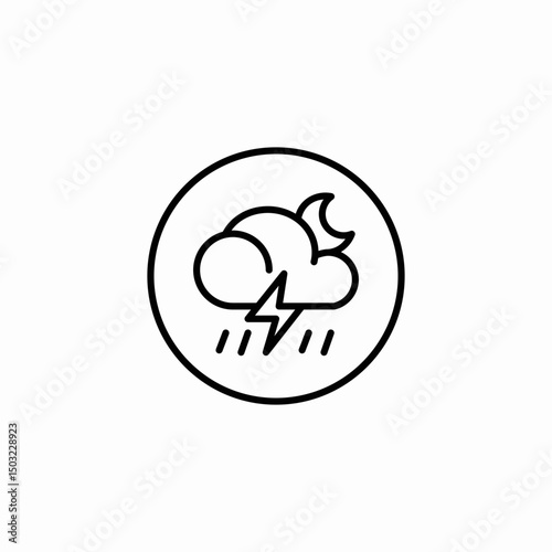 sun rain icon sign vector