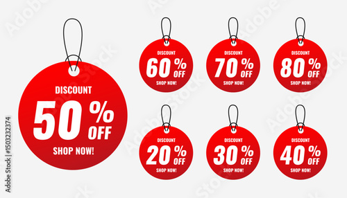 Discount sale labels vector template. Price Drop, big sale, final sale, flash sale background. Discount Promotion marketing poster design for web and Social.