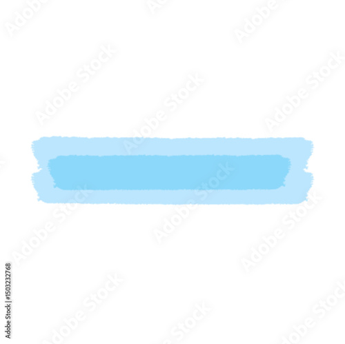 Highlight marker  and pen underline with brush stroke. Text line and doodle mark. Hand drawn highlight element. Flat vector illustration isolated on white background.