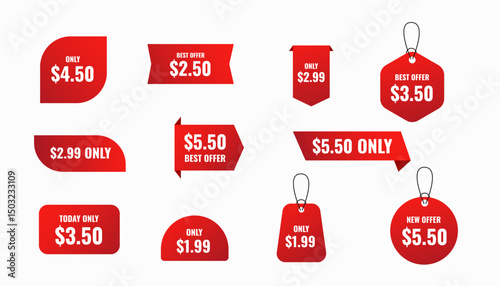 Discount sale labels vector template. Price Drop, big sale, final sale, flash sale background. Discount Promotion marketing poster design for web and Social.