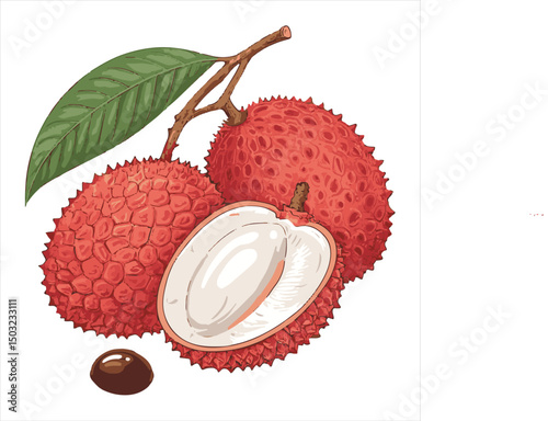 lychee Vector 