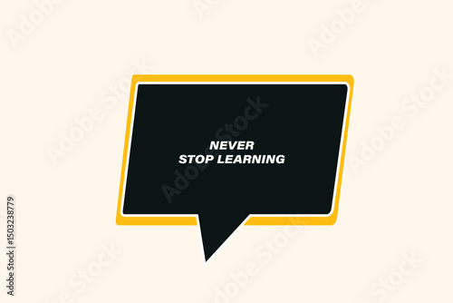 Print button ,web template, never stop learning, banner label


