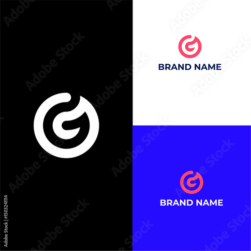 company logo design . letter g vector logo design.
