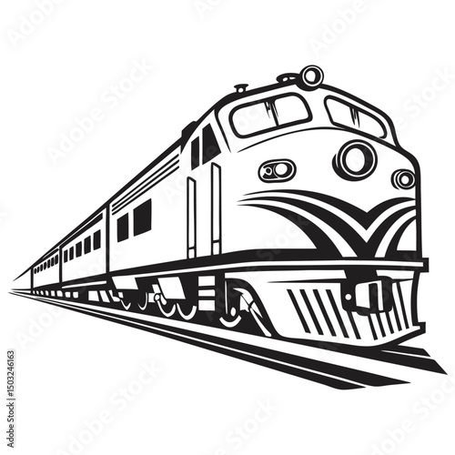 train vector illustration
