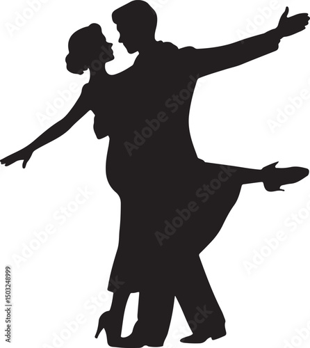 Bride and Groom Wedding Silhouette

Just Married Couple Vector Art

Elegant Wedding Moment Illustration

Romantic Bride & Groom Pose

Classic Wedding Couple Silhouette