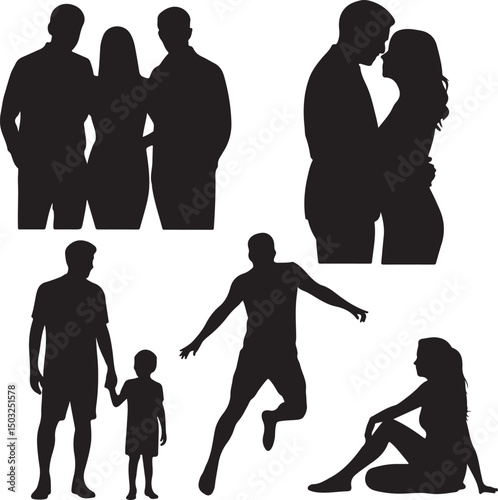 Bride and Groom Wedding Silhouette

Just Married Couple Vector Art

Elegant Wedding Moment Illustration

Romantic Bride & Groom Pose

Classic Wedding Couple Silhouette