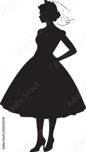 Bride and Groom Wedding Silhouette

Just Married Couple Vector Art

Elegant Wedding Moment Illustration

Romantic Bride & Groom Pose

Classic Wedding Couple Silhouette