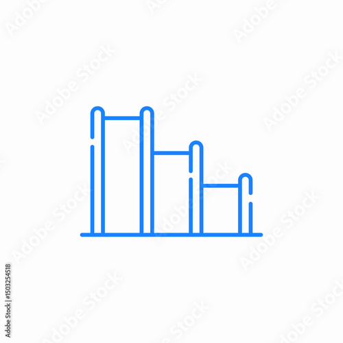 chin ups icon sign vector