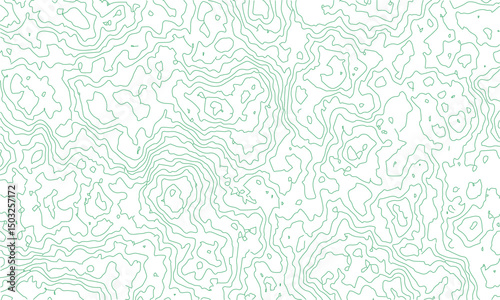abstract topographic wave line black, white line map texture. geometric discovery mounted location counter grid map background.White wave paper curved reliefs abstract background. The topographic map.