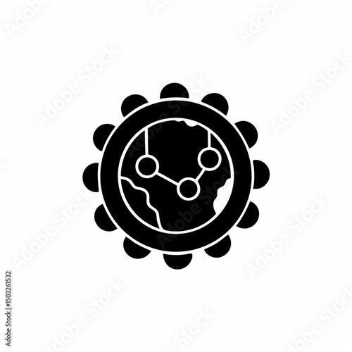 creative Silhouette Ozone Layer Vector Illustration