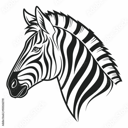 zebra vector illustration
