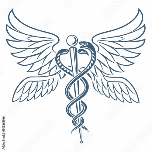caduceus medical symbol