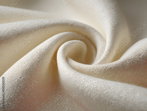 Luxurious Textile Texture: A close-up view showcasing the exquisite texture and subtle folds of a high-quality fabric, conveying tactile appeal and refined elegance.