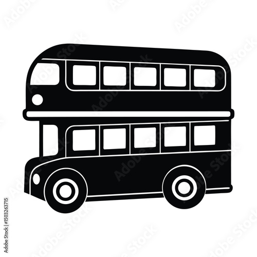 double decker bus icon