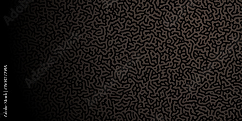Abstract Reaction-diffusion or Turing pattern natural texture, in a coral grey gradient colour scheme. Linear design with biological shapes.Organic lines in memphis. abstract turing organic wallpaper.