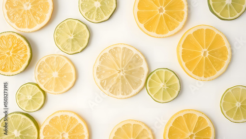 seamless pattern of lemons