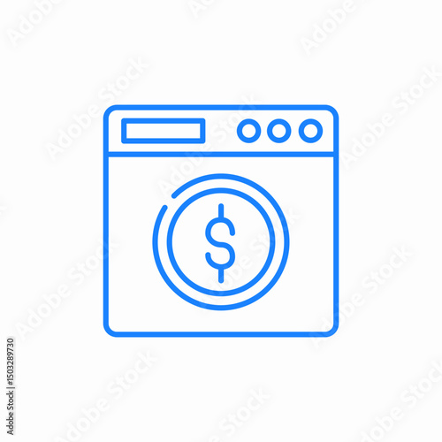 money laundering icon sign vector