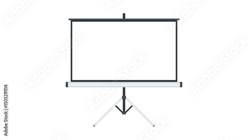 easel with blank canvas