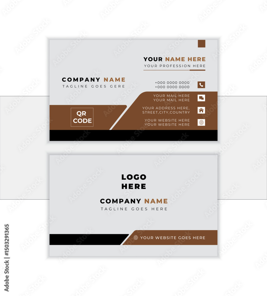 Modern business card template with black,maroon & white colors. Flat design vector abstract creative - Vector
Modern business card template with black,maroon & white colors. Flat design vector abstract creative - Vector