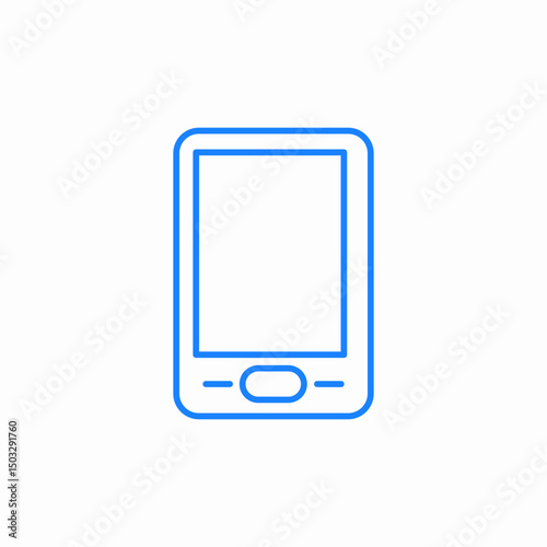 tablet gadget icon sign vector