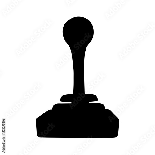 Retro gaming joystick symbol evokes nostalgia and vintage arcade memories