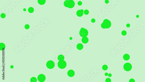 A Light Green Background Adorned with a Scattered Arrangement of Vibrant Lime Green Circles of Varying Sizes, Creating a Playful and Energetic Visual Composition.