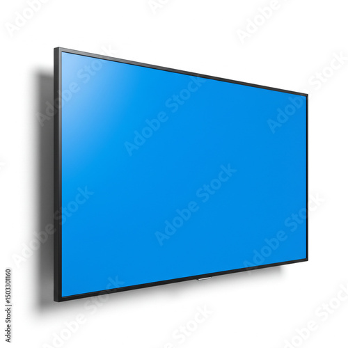 lcd tv screen on wall