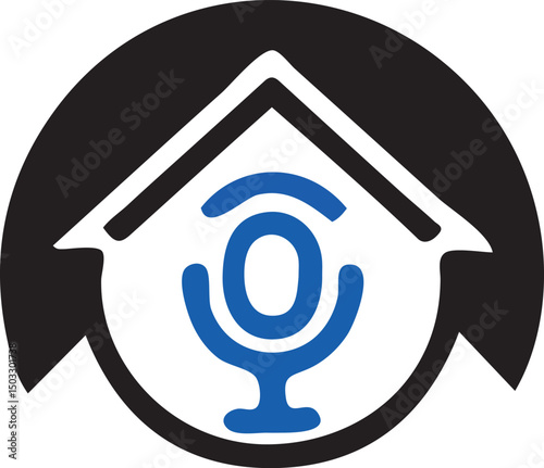 Voice-Control Smart Home Microphone Icon