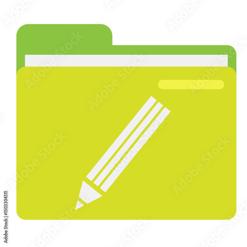 folder icon with pencil