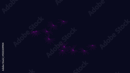A Mysterious Purple Nebula Swirling in the Cosmic Void, an Enigmatic Celestial Formation