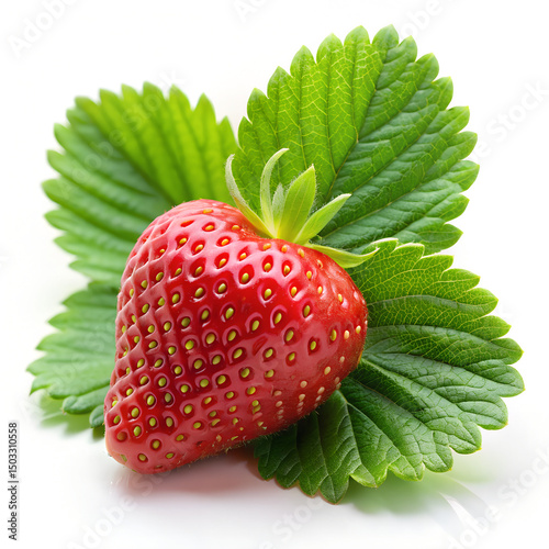 strawberry isolated on white background