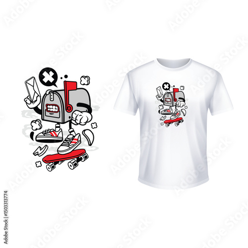 Vintage  animal t shirt design. Prints on T-shirts, sweatshirts, cases for mobile phones, souvenirs. Isolated vector illustration on white background.