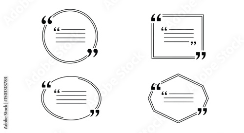 vector set of note papers