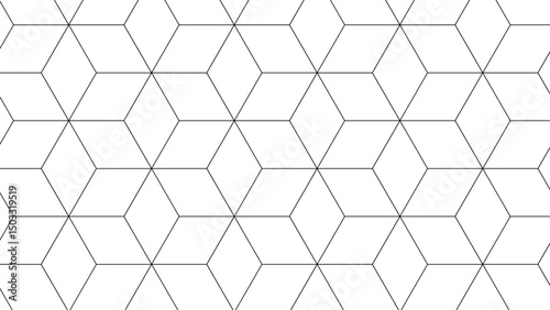 3d cube square seamless geometric shape decoration creative wallpaper . modern seamless art style fabric design .