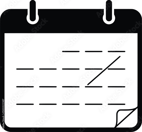 Calendar Vector Illustration Concept of Scheduling and Planning