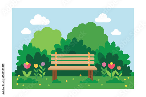 bench in the park