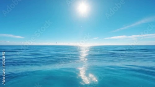 Wallpaper Mural Nature of sunlit sea water Torontodigital.ca