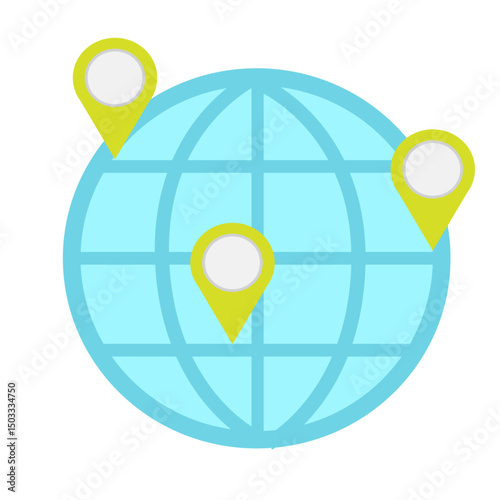 map with pin