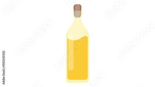 vector illustration of a bottle