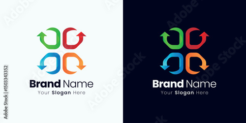 Creative Arrow Symbol Logo Design Concept for Modern and Dynamic Brand Identity