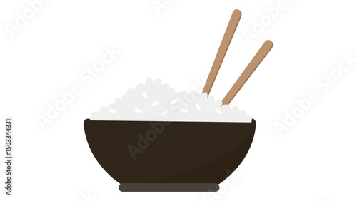 chopsticks and bowl