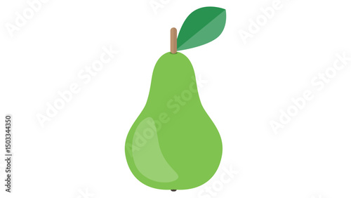 pear isolated on white
