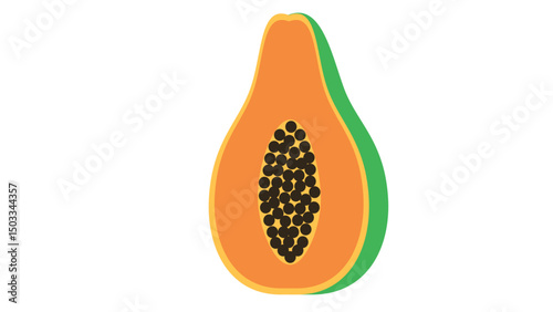 corn on white background