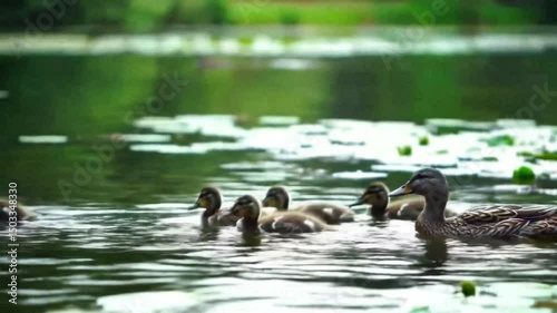 Wildlife in Natural Habitat with Cinematic Mood