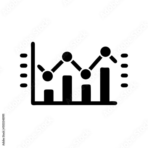creative and simple minimal details Outline silhouette product statistics icon  sign vector