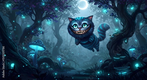 Abstract Alice in Wonderland Character