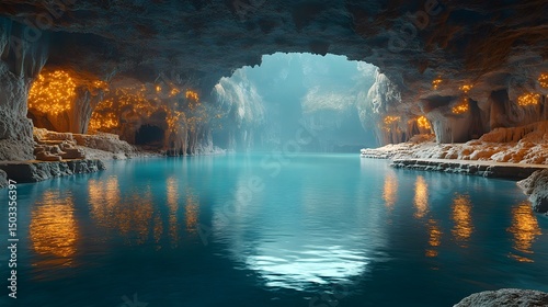 Immersive Glowing Cave Illumination in Waitomo: A Nocturnal Journey Through Mystical Waikato Landscapes in New Zealand
