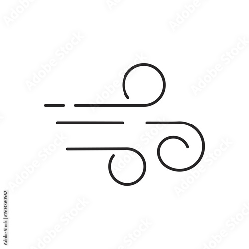 Air conditioner editable stroke outline icon