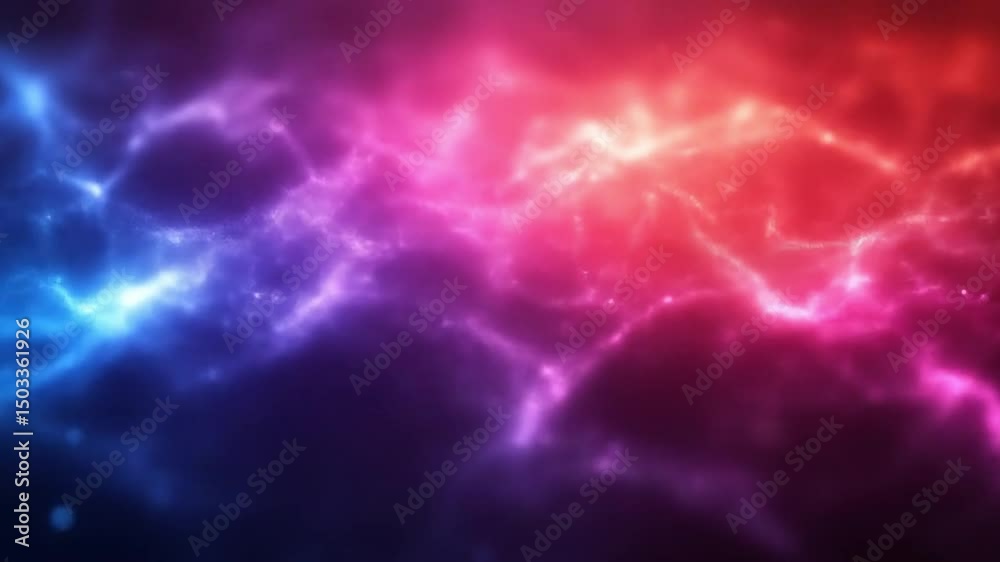 Cosmic Nebula with Red Blue Swirl. Cosmic Nebula with Red Blue Swirl.