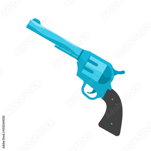 Colt revolver – vector illustration